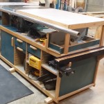 table saw front view