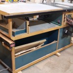 table saw rear view