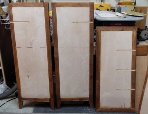 Storage chest panels, ready to assemble.