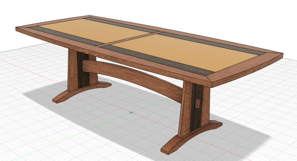 Revised dining table