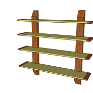 Cantilevered Knick-Knack Shelf