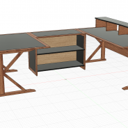 Custom Desk and Bookcase, part 1